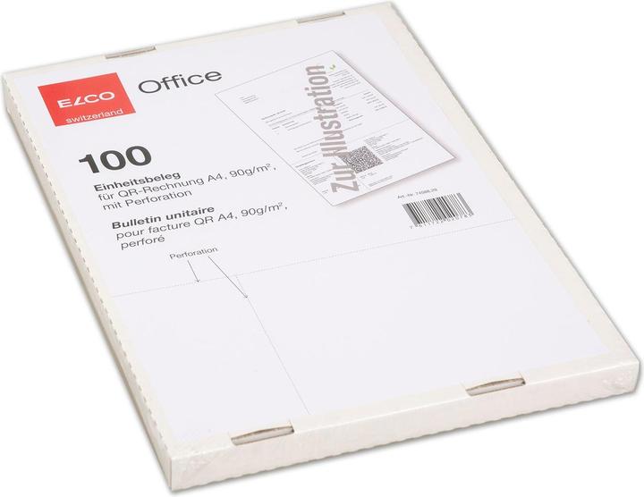Actual product image Elco Invoice form for QR invoices (100 x)