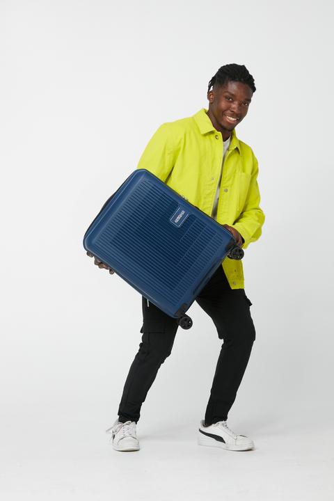 Immagine prodotto American Tourister Valigia da viaggio Aerostep 36 L, blu navy (36 l, Bagaglio a mano (fino a 50 litri))