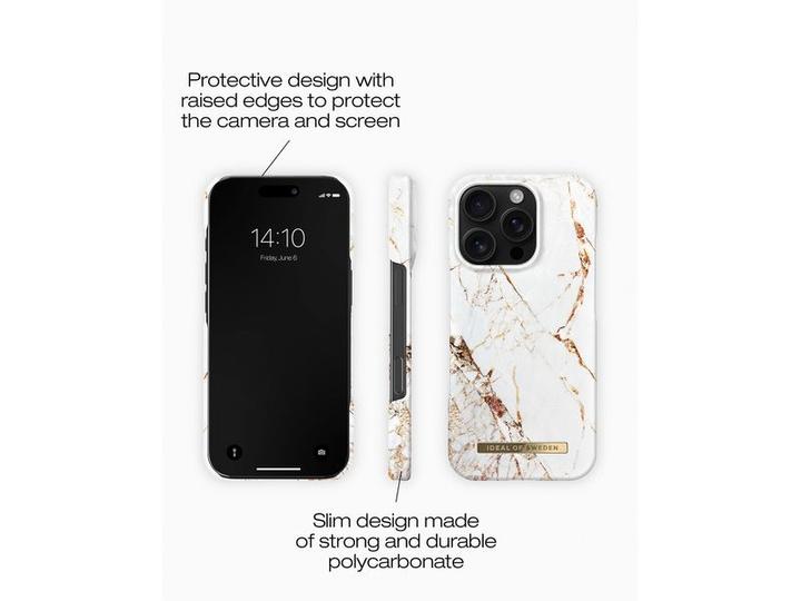 Produktbild iDeal Of Sweden Magsafe Designer Hard-Cover Carrara Gold (Apple iPhone 16 Pro Max)