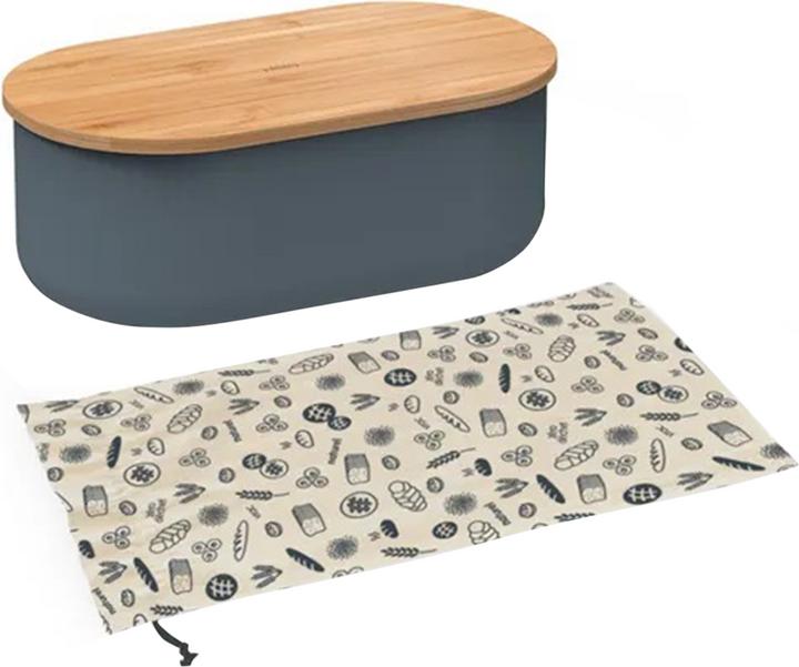 Pebbly 4-in-1 Brotbox 4-tlg., 36 x 20 x 13 cm