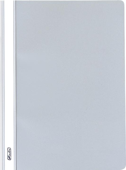 Produktbild Herlitz Schnellhefter, DIN A4, aus PP-Folie, grau (A4, 1 x)