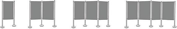 Produktbild Magnetoplan Präsentationswand-Set (262.5 x 180 cm)