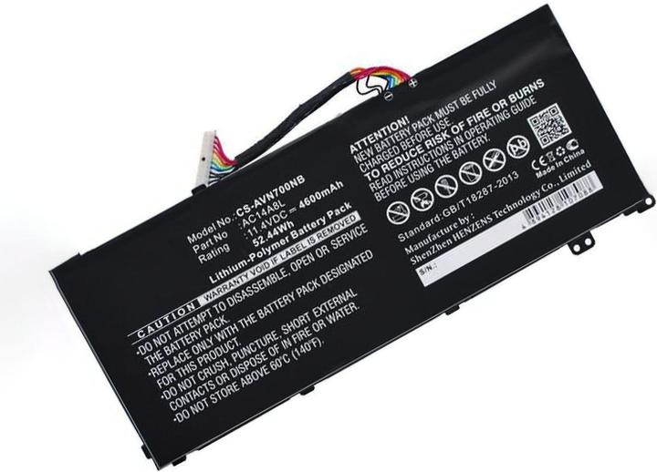 Produktbild AGI Akku kompatibel mit Acer Aspire V 17 Nitro VN7-792G - Akku - 4.600 mAh (4600 mAh)