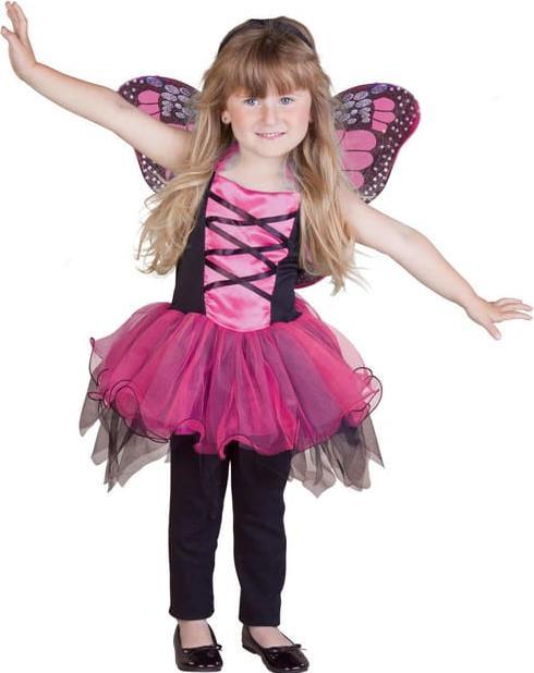 Produktbild MICA Festival Kostüm - Schmetterling - für Kinder - 2-teilig - verschiedene Grössen 98/104 (104)