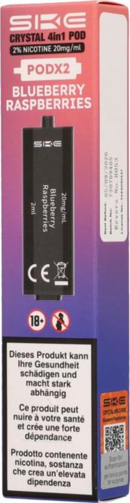 Image du produit SKE 4in1 Pod 2x (Framboise, Myrtille)
