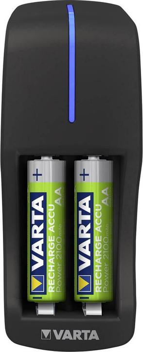 Actual product image Varta Mini Charger (2 pcs., AA, 2100 mAh, Battery + charger)