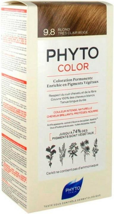Immagine prodotto Phyto Kit Colore Colorazione 9.8 Beige Biondo Molto Chiaro (9.8-rubio beige muy claro)