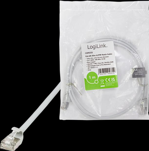 Actual product image LogiLink Network cable (STP, CAT6a, 0.30 m)
