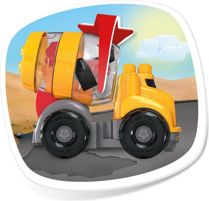 Produktbild Mega Bloks CAT Betonmischer (9 Teile)