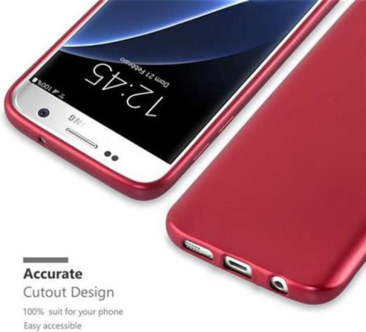 Actual product image Cadorabo TPU Matt Metallic Cover (Samsung Galaxy S7)