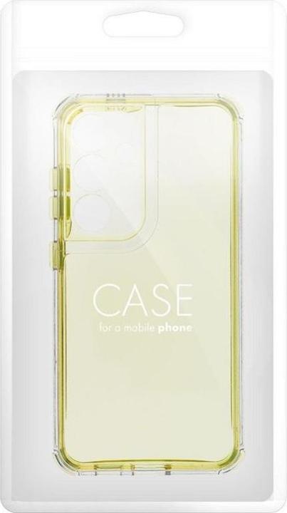 Actual product image OEM Back panel cover MATRIX CLEAR Case for SAMSUNG S25 yellow (Samsung Galaxy S25)
