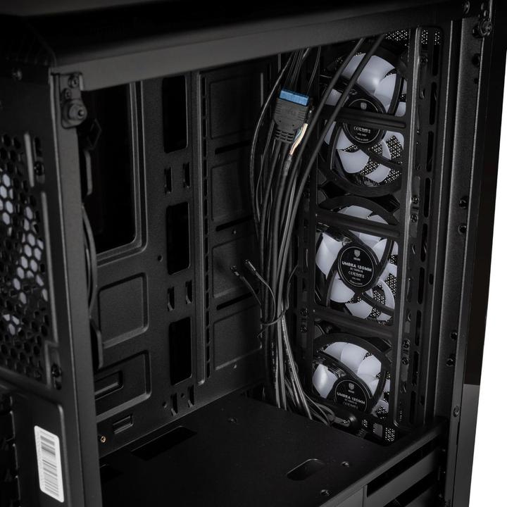 Actual product image Kolink Levante V2 ARGB Black Midi Tower (ATX, mATX, Mini-ITX, E-ATX)