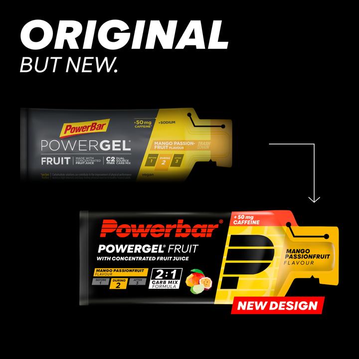 Actual product image Powerbar PowerGel Fruit (Mango, Passion fruit, Caffeine, 24 pcs., 984 g)