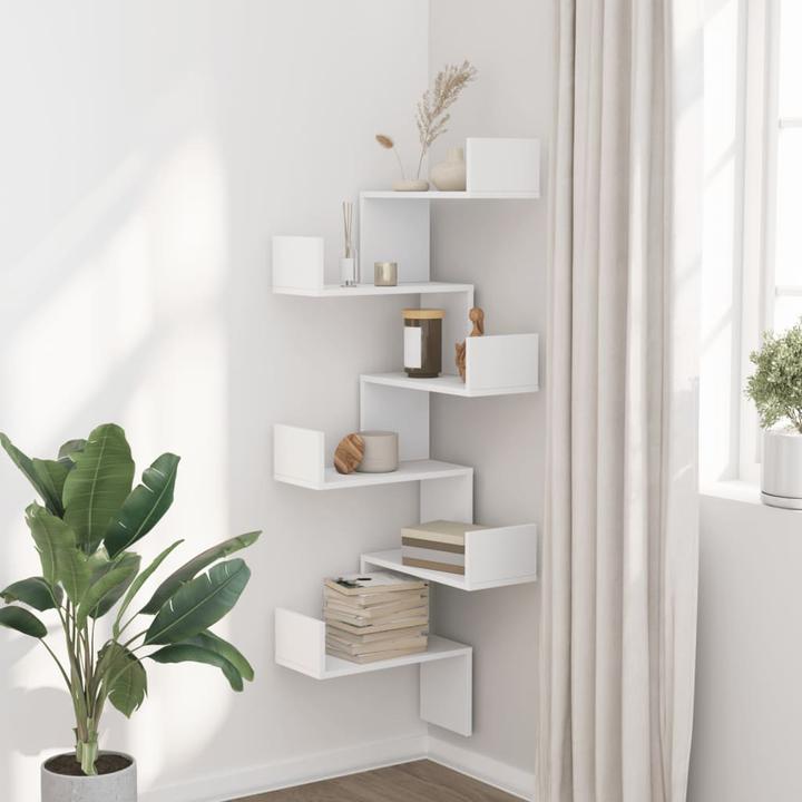 Image du produit VidaXL Wand-Eckregal (45 x 45 x 147 cm)