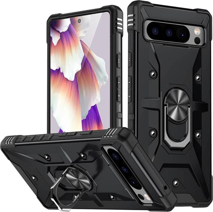 Cover-Discount Google Pixel 8 Pro - Armor Case mit Kickstand schwarz (Google Pixel 8 Pro)