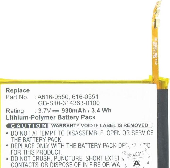 Image du produit AccuCell Batterie iPod Touch 4e génération 616-0551, 616-0550