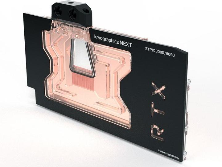 Produktbild Aqua Computer kryographics NEXT RTX 3080 / 3090 Strix GPU Wasserkühler - Kupfer + Acryl