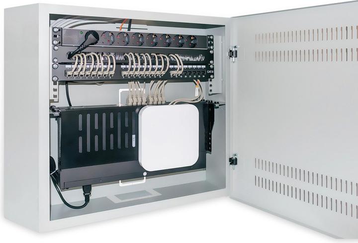 Actual product image Intellinet Low-Profile 19" Wall Mount Cabinet (4 RU, 19 inch rack)