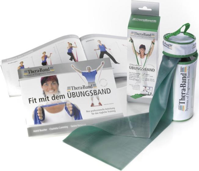 Immagine prodotto TheraBand Set di 3 bande per esercizi (leggere) (2.50 m, Light)