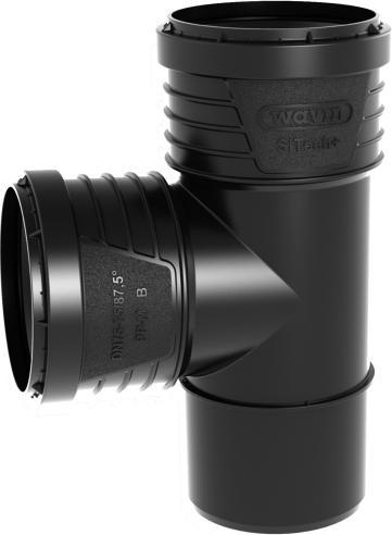 Actual product image Wavin SiTech+ 110 x 50 x 87.5° grenrør