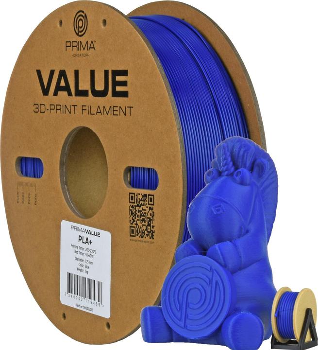 Actual product image Prima Creator PrimaValue PLA+ (PLA, 1000 g, Blue)