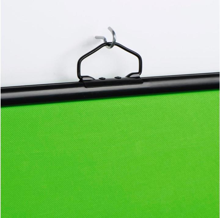 Actual product image Hama Green screen background with tripod, 180 x 180 cm, 2in1 (180 cm, 270 cm)