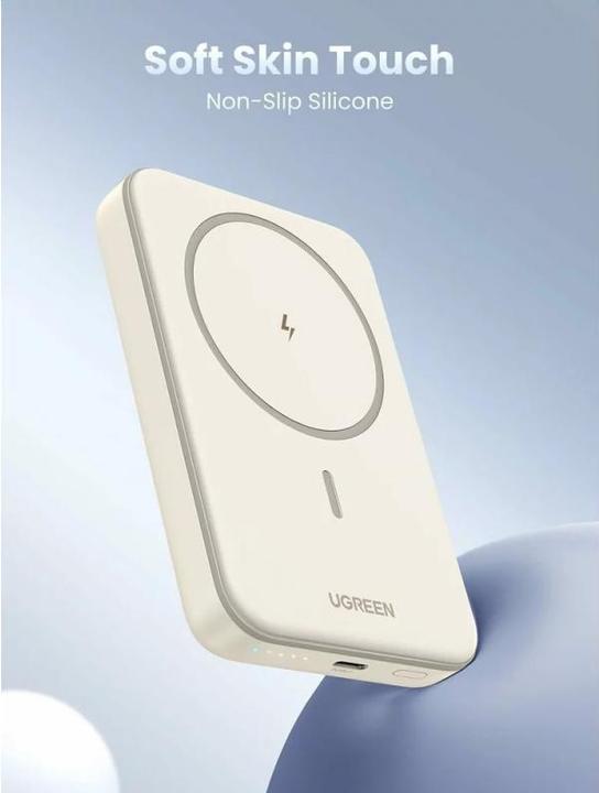 Immagine prodotto Ugreen Mini powerbank wireless con MagSafe (10000 mAh, 20 W, 37 Wh)