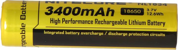 Actual product image Nitecore 18650 Rechargeable battery