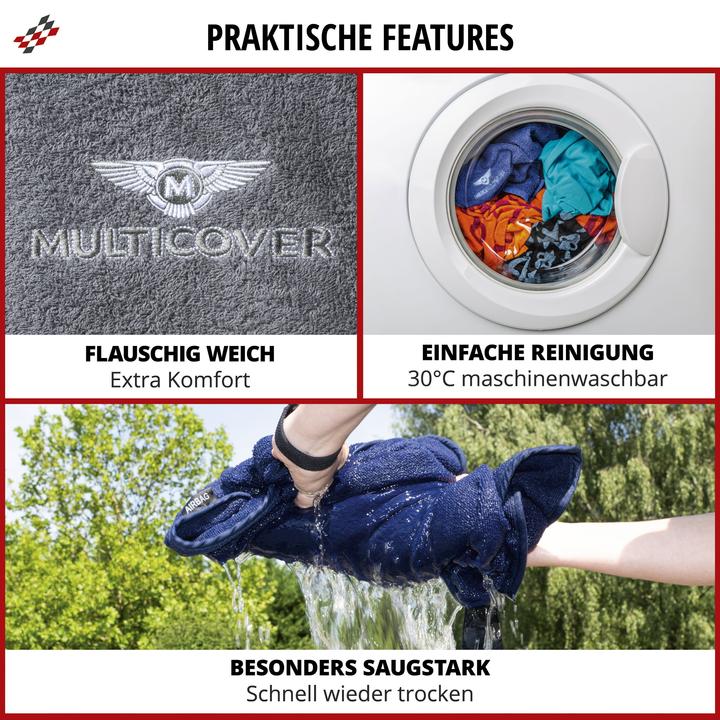 Produktbild Walser PKW-Sitzaufleger Multicover, Auto-Sitzauflage waschbar schwarz