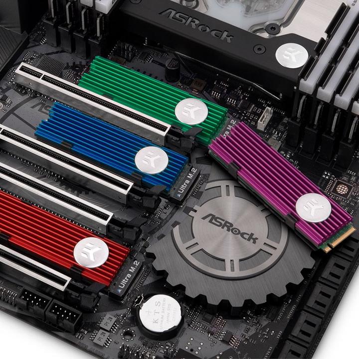 Produktbild EKWB EK-M.2 NVMe Heatsink - lila