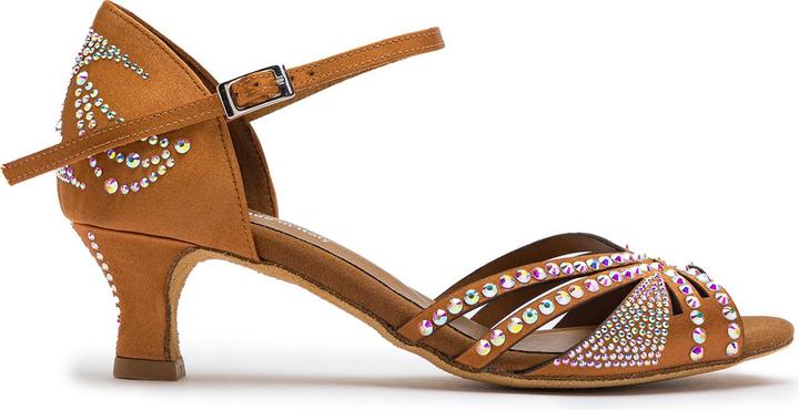 Bronzo con suola in pelle scamosciata