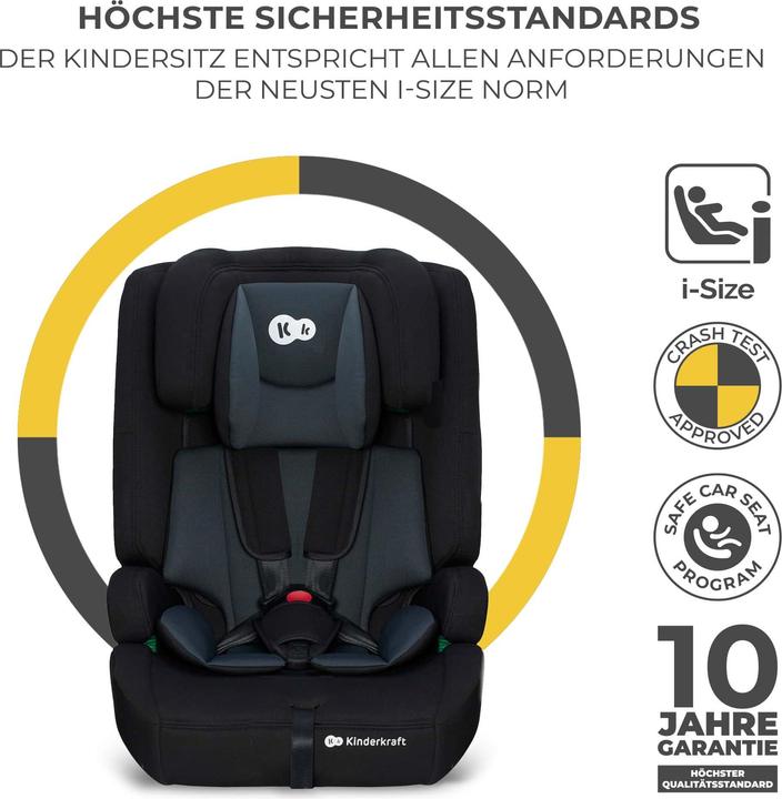Immagine prodotto KinderKraft Sistema di sicurezza 2 (Seggiolino per bambini, ECE R129/i-Size Standard)