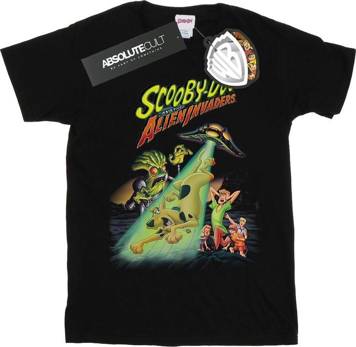 Actual product image Scooby Doo Womens/Ladies And The Alien Invaders Cotton Boyfriend T-Shirt (3XL)