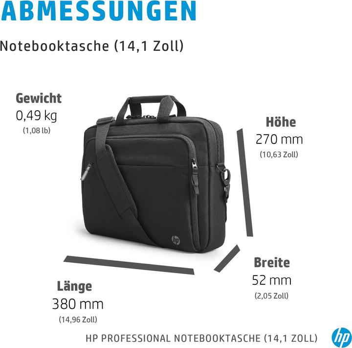 Produktbild HP Professional Notebook-Tasche (14.09", HP)