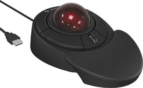 Produktbild KeySonic MSM KSM-6188T-B Corded Trackball-Maus schwarz (Kabelgebunden)