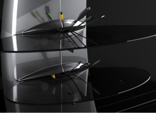 Produktbild Meliconi Ghost Design 2000 Rotation - TV-Wandhalterung - Silbermetallic (63", 30 kg)