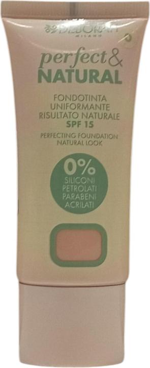 Immagine prodotto Deborah Milano Perfect & Natural Fondello Liquido Fair Rose SPF 15 (01 Fair Rose)