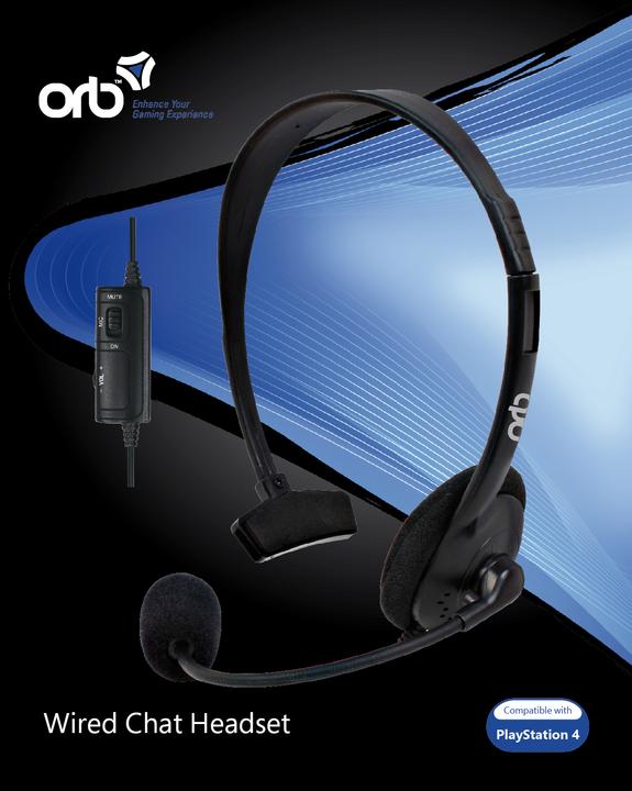 Immagine prodotto ORB Playstation 4 - Cuffie per chat via cavo () (Cablato)