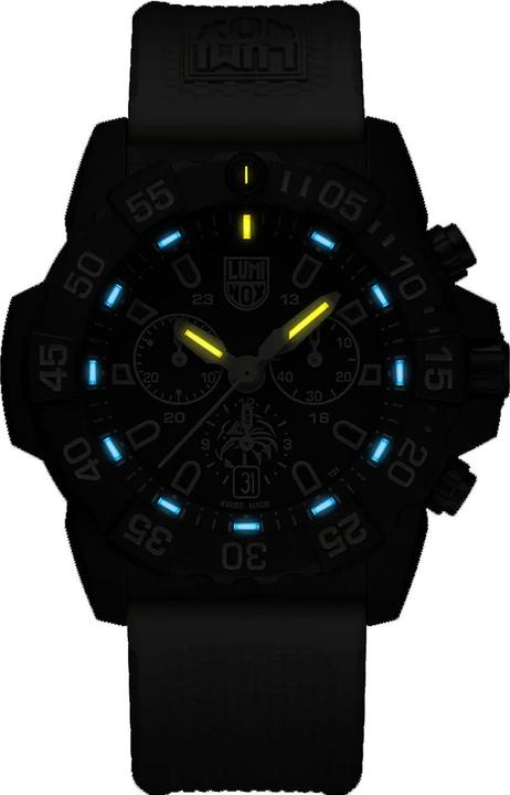 Produktbild Luminox XS.3590.NSF.SET Herrenuhr Navy Seal Foundation Chronograph Set 45mm 20ATM (Chronograph, 45 mm)
