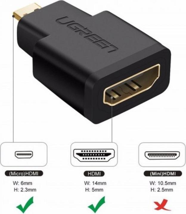 Immagine prodotto Ugreen Adattatore da Micro HDMI a HDMI (Micro HDMI)