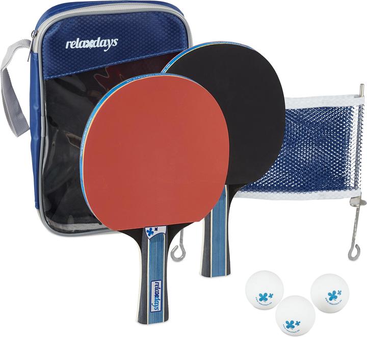 Actual product image Relaxdays 9pcs table tennis set