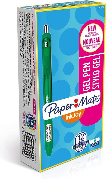 Immagine prodotto Paper Mate INKJOY - Penne gel (Verde, 12 x)