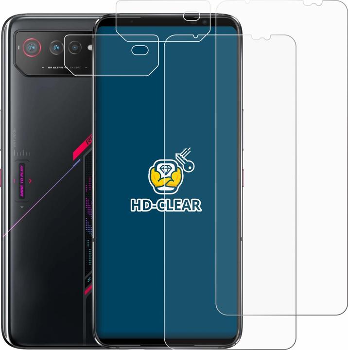 Actual product image BROTECT Screen Protector Clear (2 Piece, Asus ROG Phone 6)