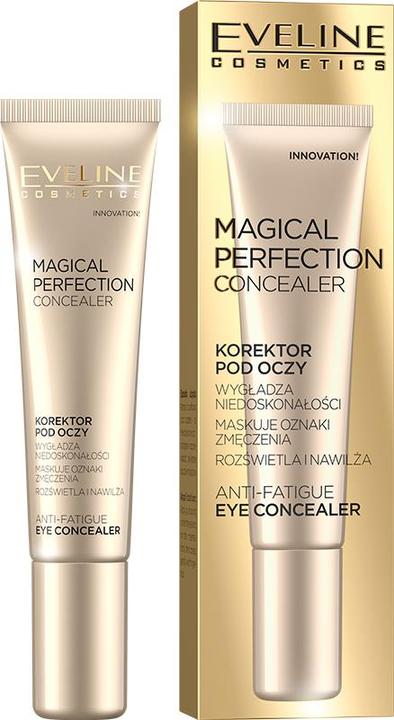 Eveline Magical Perfection Concealer Under Eyes Eliminating Shadows And Signs Of Fatigue 01 Light
