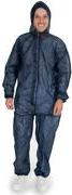 Image du produit Hygostar Combinaison PP ECO HYGOBASE avec capuche, bleu, XL bleu foncé, vêtement de protection en non-tissé (XL)