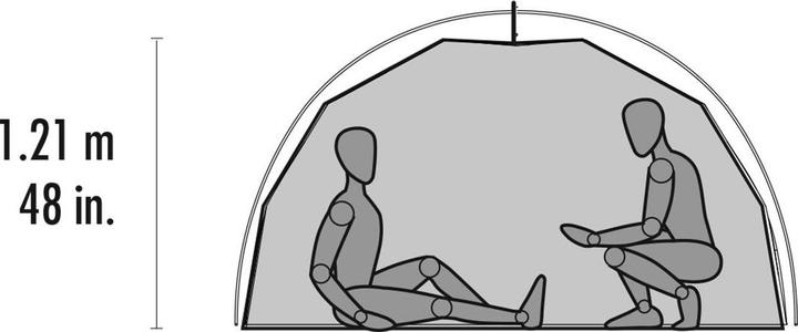 Actual product image Msr elixir (Dome tent, 4.26 kg, 4 persons)