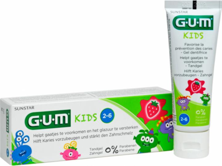 Actual product image GUM Kids Toothpaste Strawberry (50ml) (50 ml)