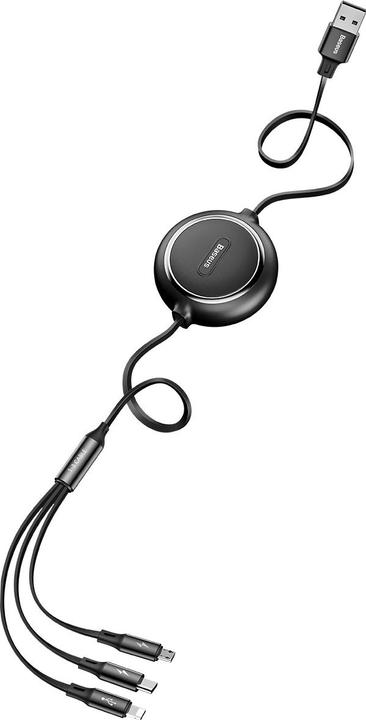 Image du produit Baseus 3in1 extendable cable (1.20 m, USB 3.2 Gen 1)