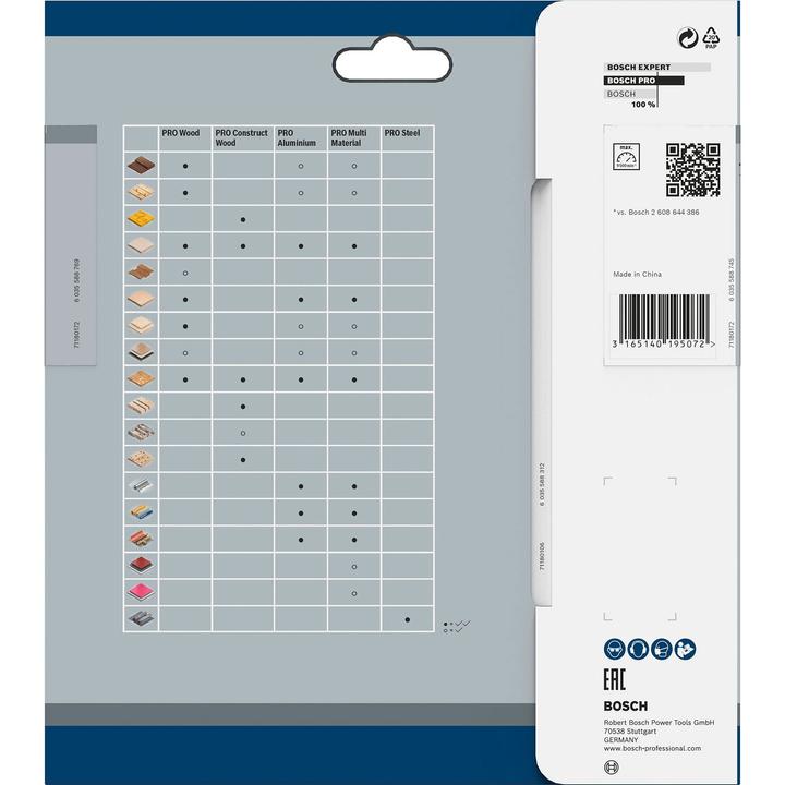 Produktbild Bosch Professional Zubehör PRO Wood Kreissägeblatt, 160 x 2.6 x 20 mm