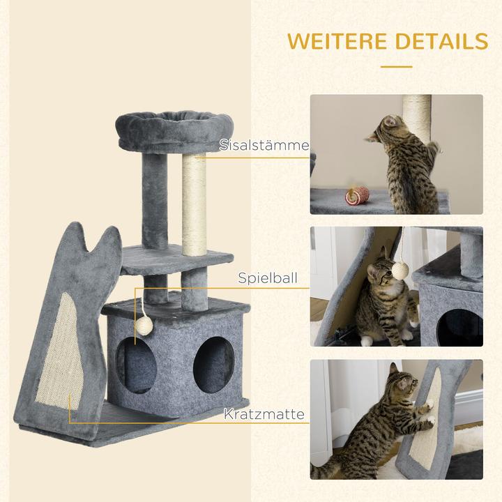 Image du produit Jamb Arbre à chat (83 cm, Crème, Gris)
